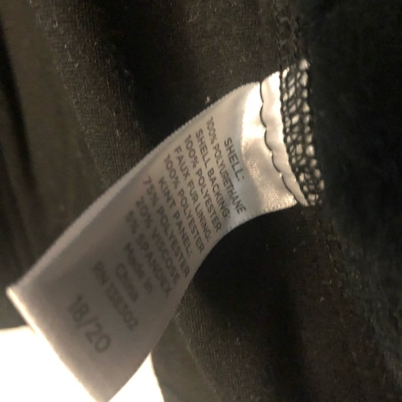 Avenue Faux Leather Black Vest - Picture 4 of 5